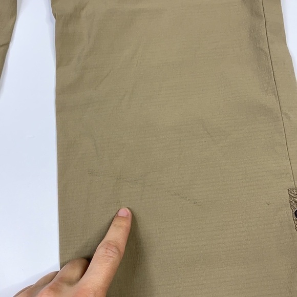 Prana Sage Convertible Hiking Pants Tan Relaxed Fit Straight Leg Size 0 - Picture 10 of 11